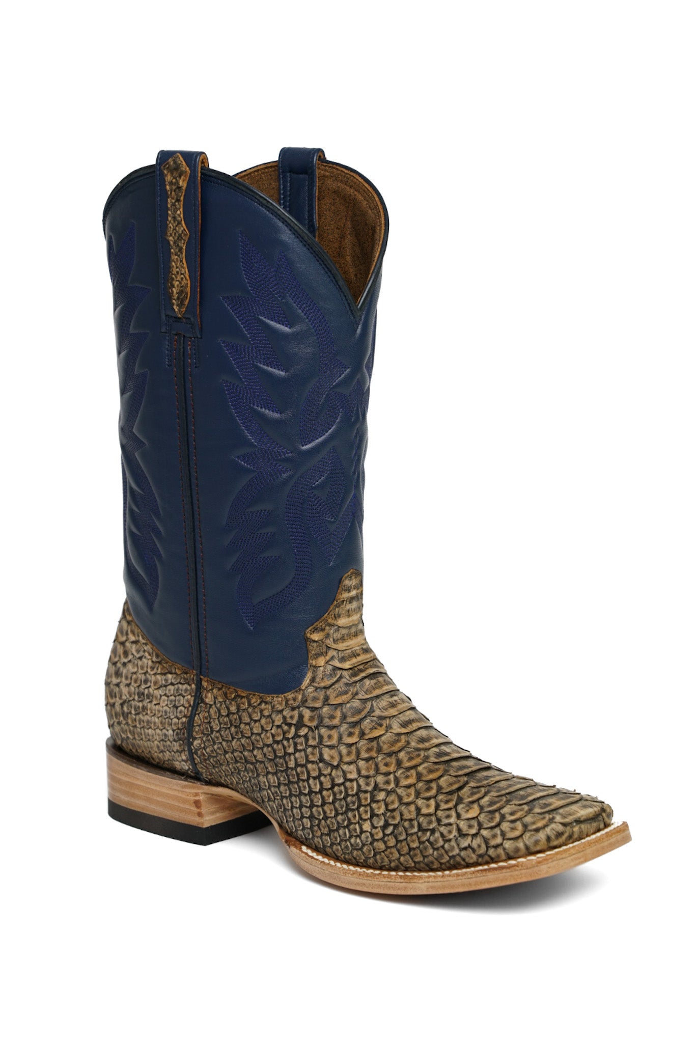 Umber Python Boots