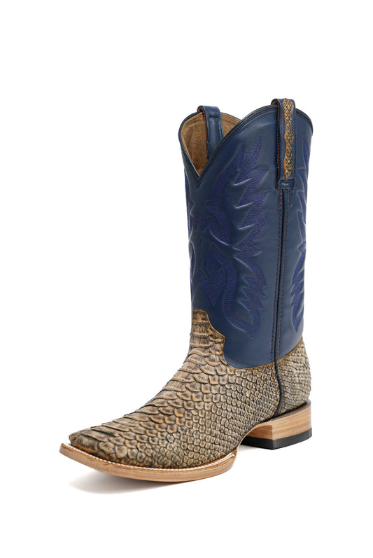 Umber Python Boots