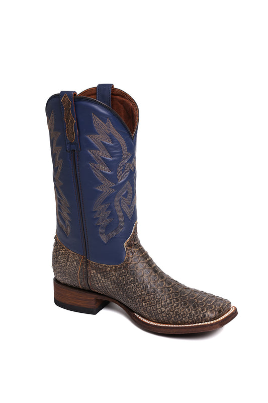 Umber Python Boots