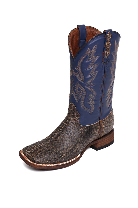 Umber Python Boots